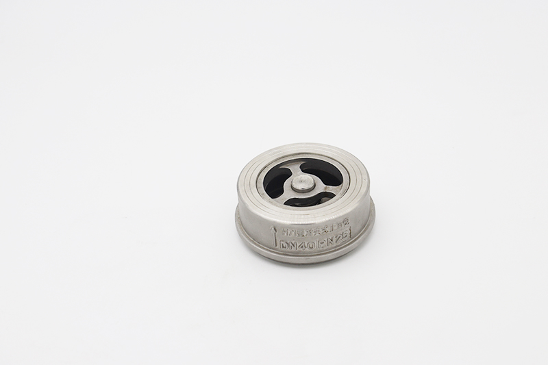 Right clip check valve
